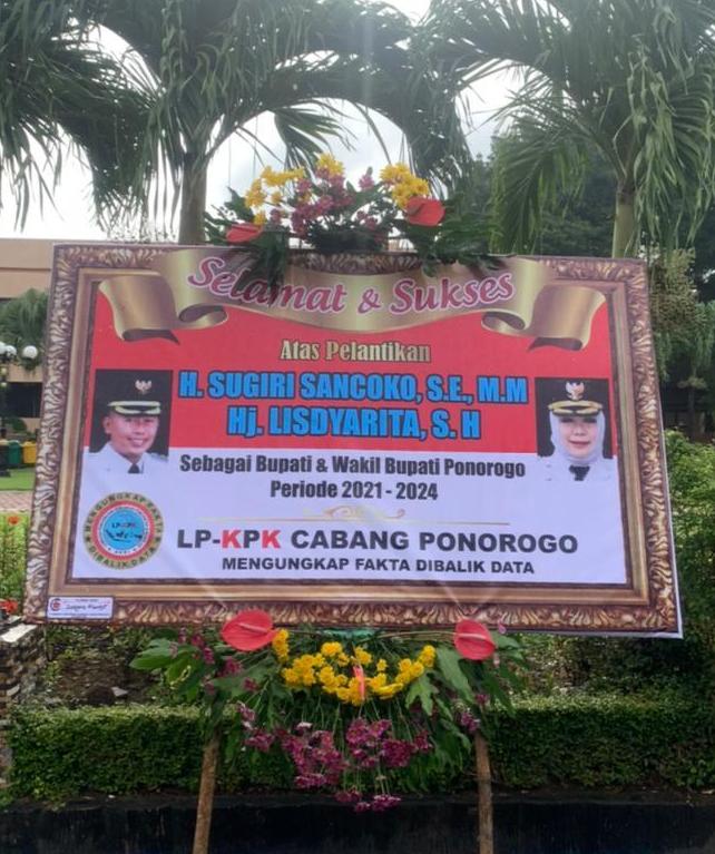LP-KPK : Selamat Atas Pelantikan Bupati dan Wakil Bupati Terpilih