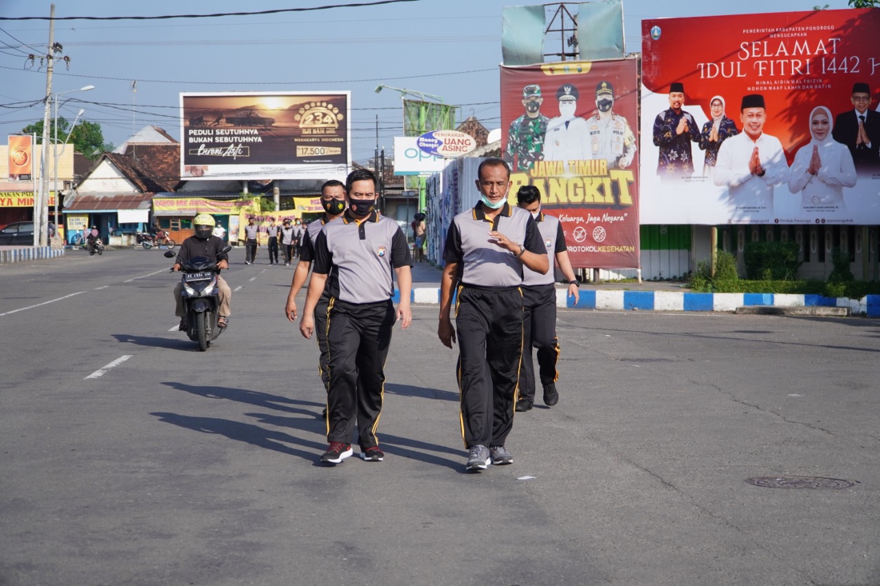 Giat Polres Ponorogo dalam rangka
meningkatkan sinergitas pada internal Polres dan imunitas anggota