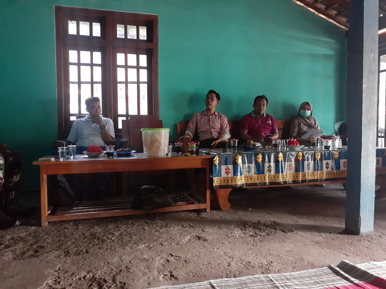 LMDH Hita Wana Nastari  dan LMDH Tani Mulyo saat acara sosialisasi Kredit Usaha Rakyat (KUR) dari Bank BNI Cabang Madiun