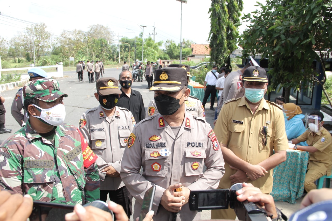 Sinergitas 4 Pilar (Polres Sampang, Kodim 0828 Sampang, Pemkab Sampang dan Dinas Kesehayan Kab. Sampang Madura