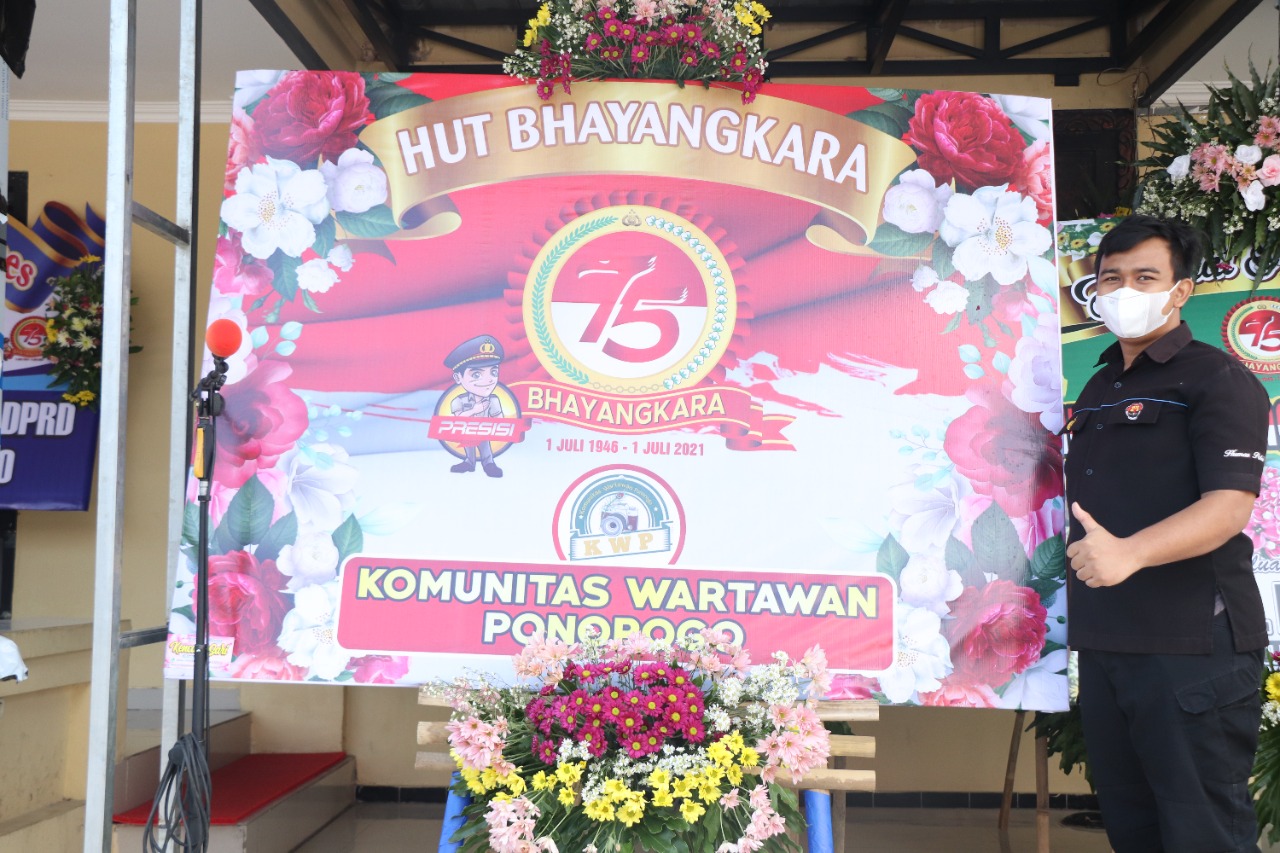 Ucapan Selamat HUT Bhayangkara ke 75 Dari KWP Ponorogo