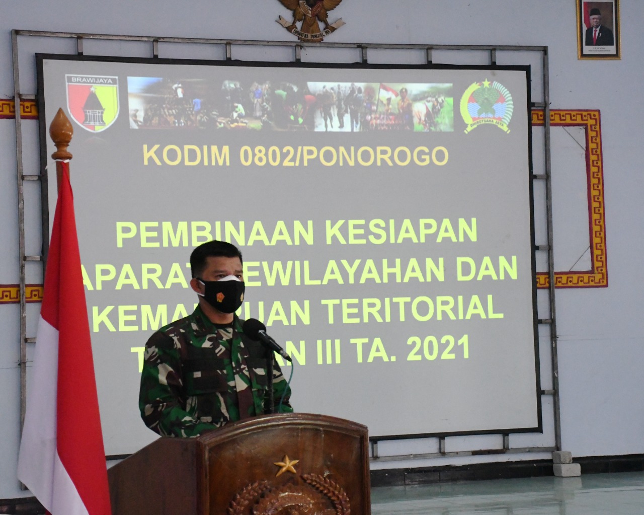 Letkol Inf Muhammad Radhi Rusin, S.I.P  
Komandan Kodim 0802/Ponorogo