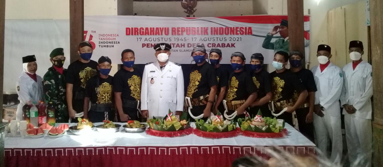 Danang Wijayanto, AMK Kepala Desa Crabak Sesaat Seusai Upacara