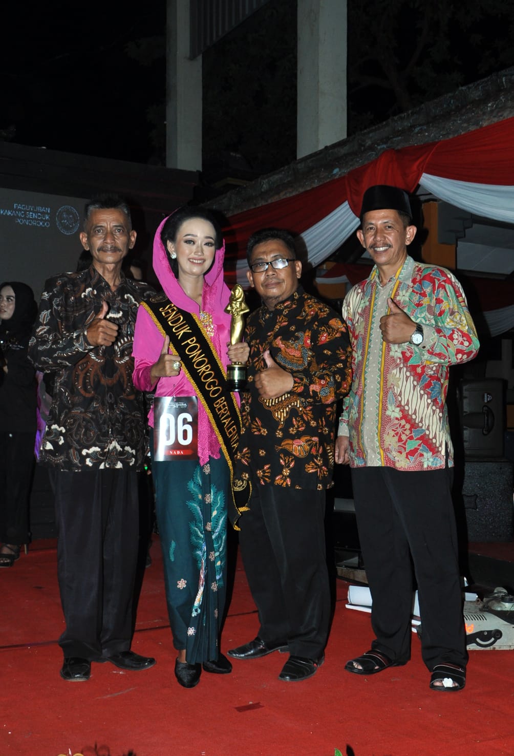 Puncak perhelatan pemilihan Kakang Senduk tahun 2021 sebagai duta wisata Ponorogo 