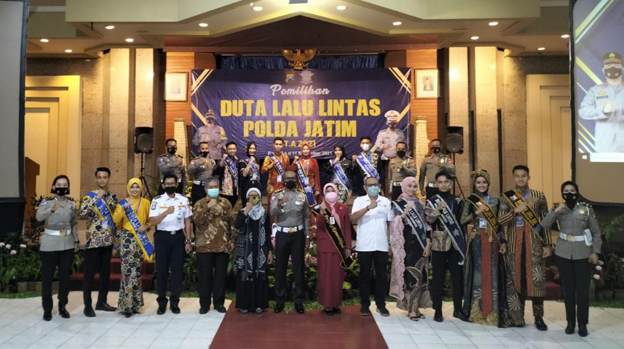 Ajang Pemilihan Duta Lalu Lintas Polda Jawa Timur Tahun 2021.