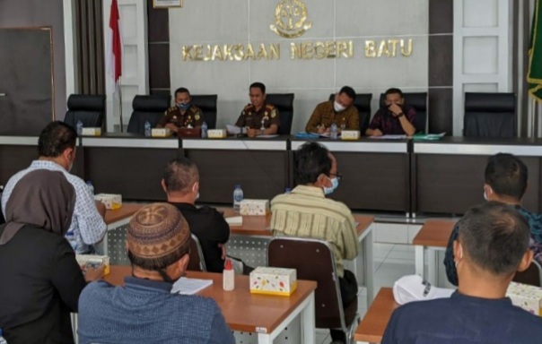 Kajari Kota Batu Saat Mengundang Puluhan Pengembang Perumahan