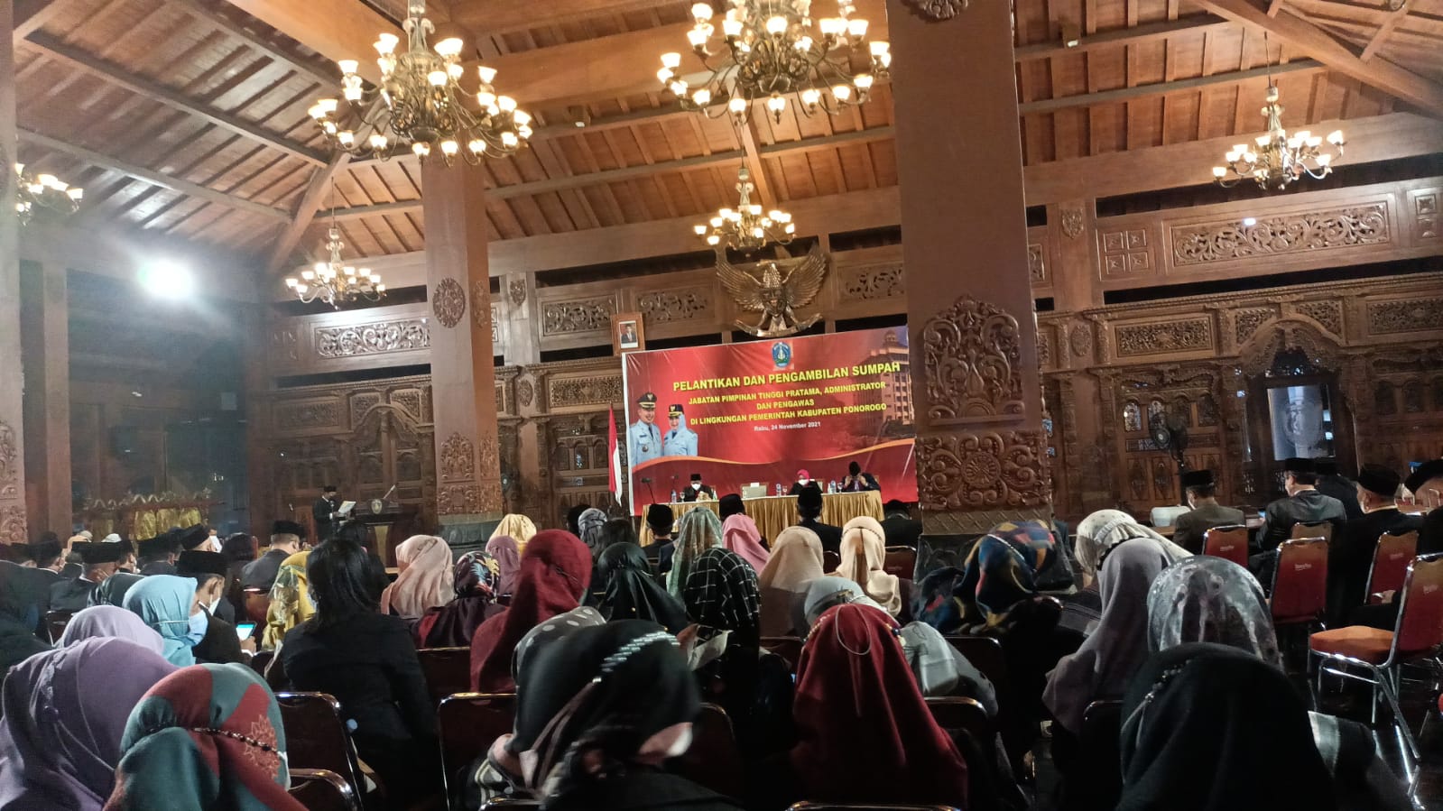 Suasana mutasi pejabat di lingkup pemkab Ponorogo