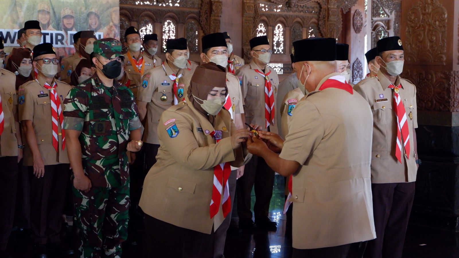 Bunda Rita saat dilantik Sebagai Kakwarcab Ponorogo