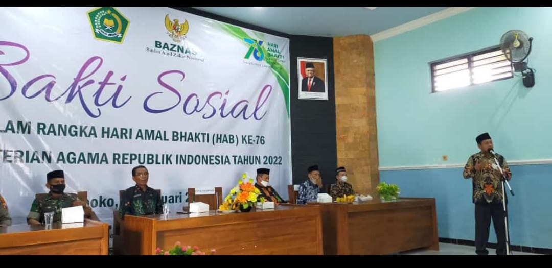 Baksos HAB Kemenag ke 76 Tahun 2022