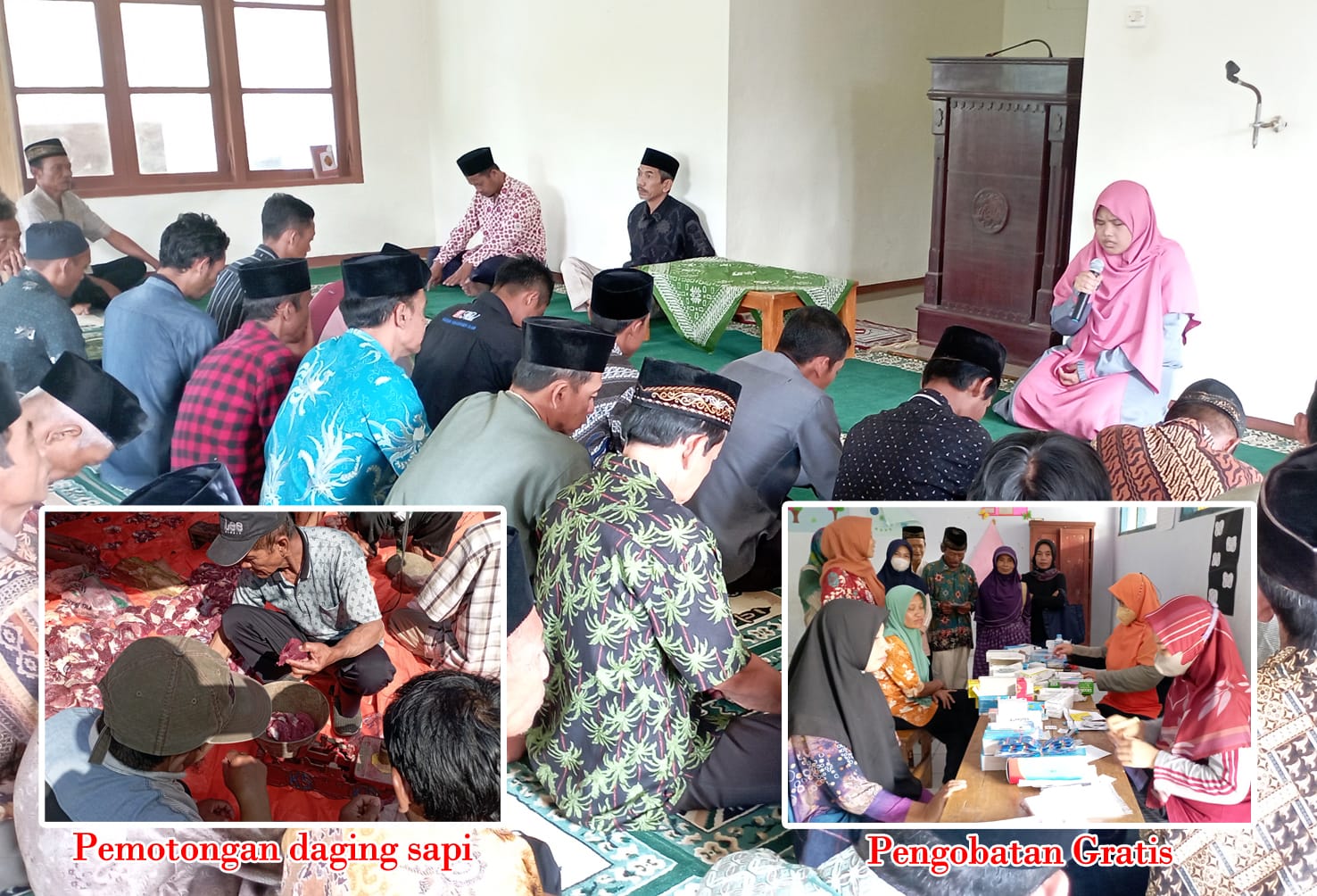 Suasana pengajian akbar.