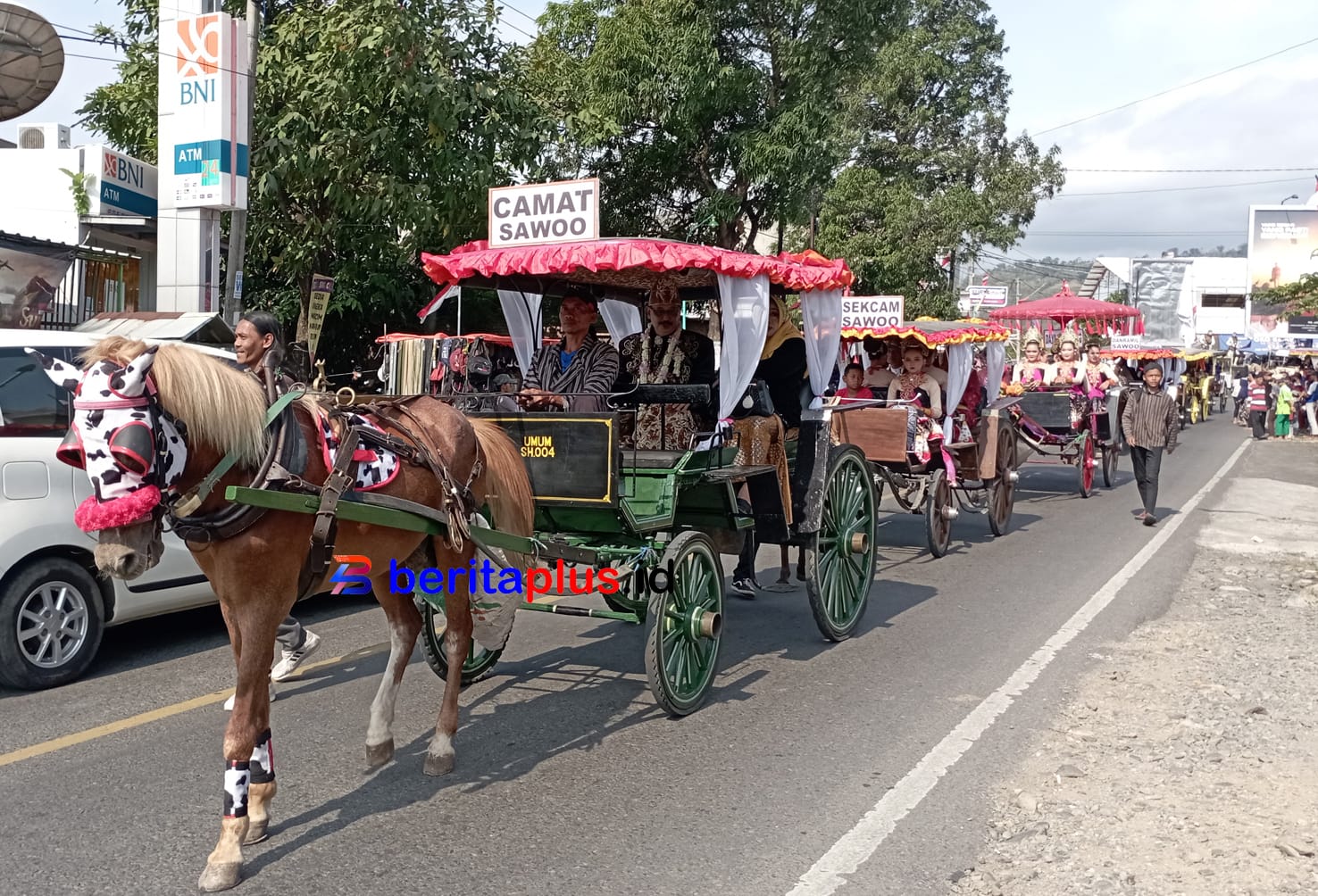 Iring iringan napak tilas boyong keprabon  sapanewon Sawoo