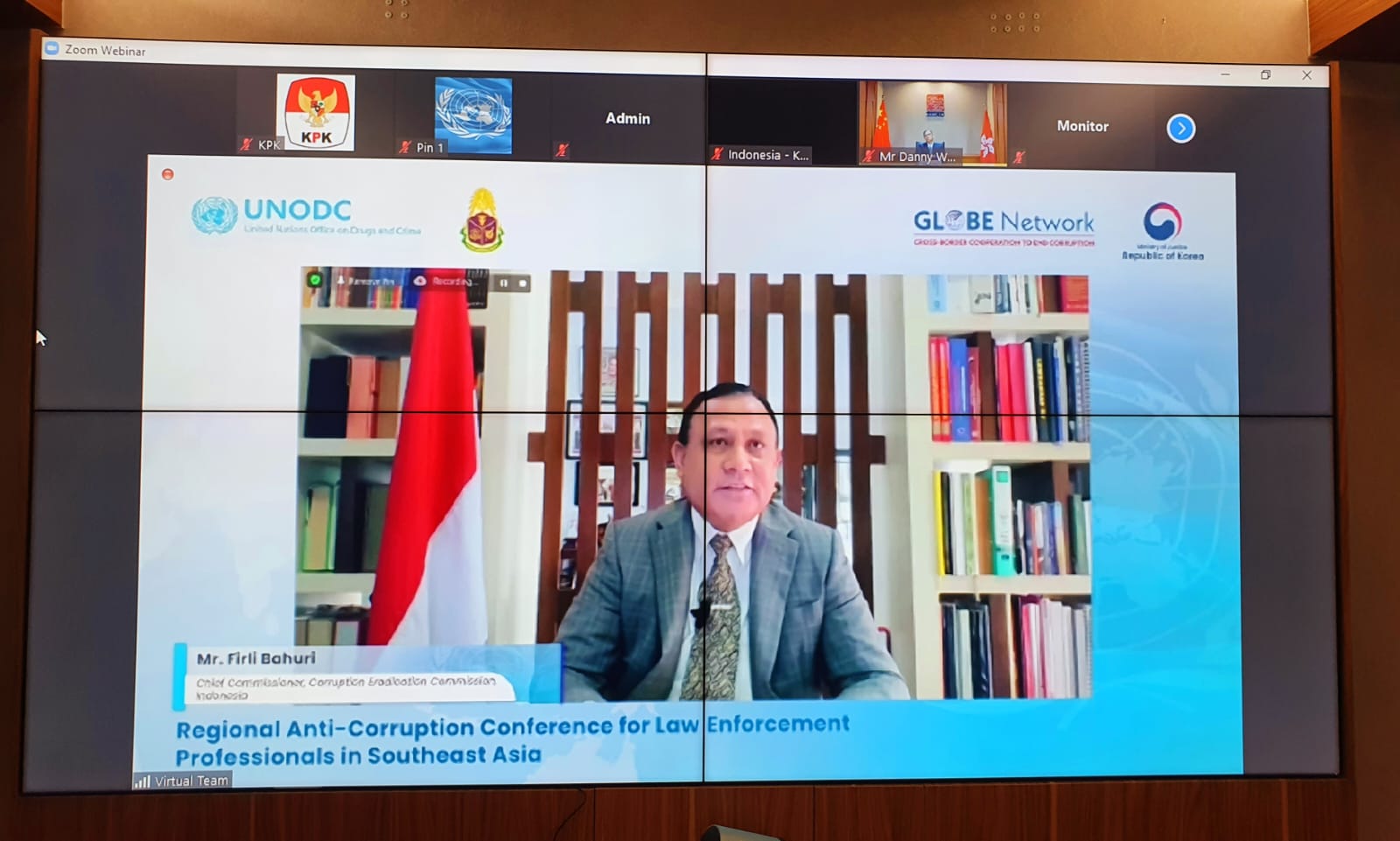 Ketua KPK Saat Menyampaikan Roadmap Pemberantasan Korupsi