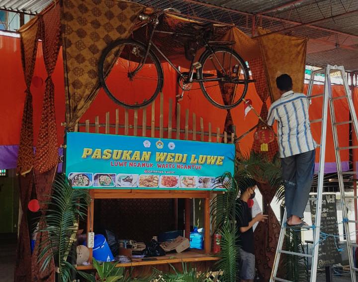 Salah satu stand Bazar