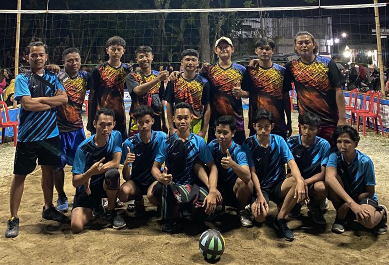 Peserta lomba bola volly