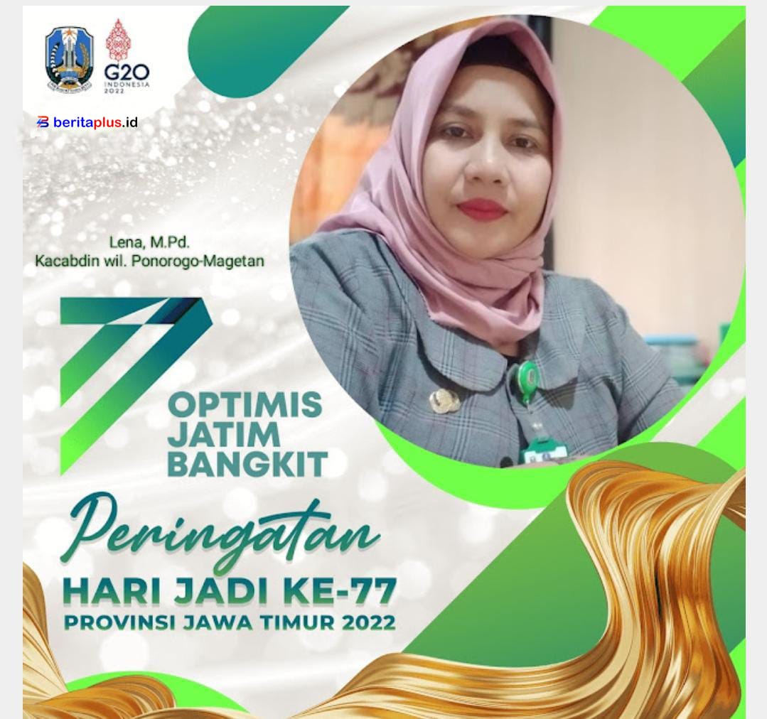 Kancabdiknas Ponorogo Ucapkan Selamat Hari Jadi Provinsi Jatim ke77