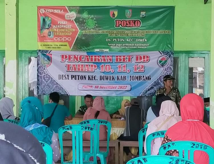 Penyaluran BLT DD Desa Puton 
