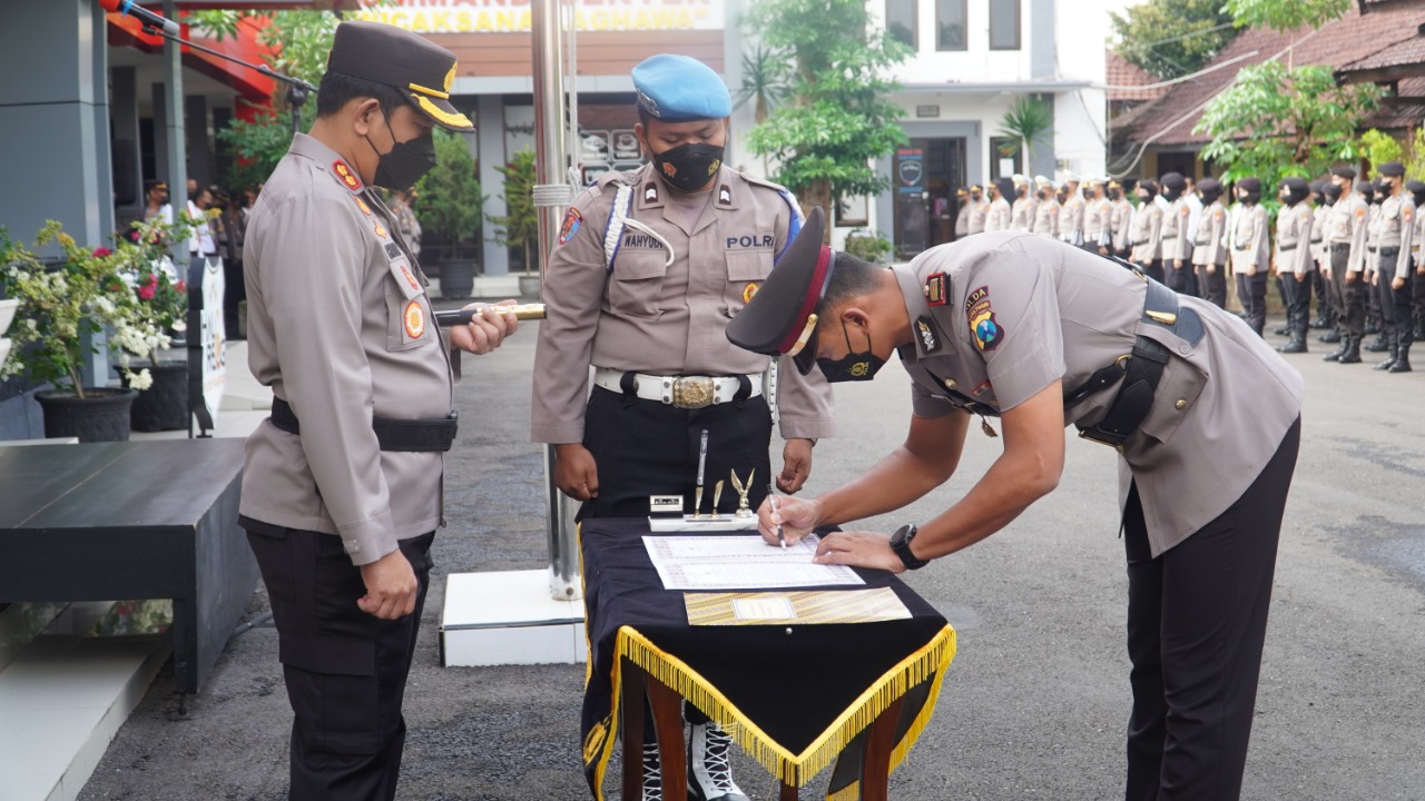 Sertijab Kasat Lantas Ponorogo