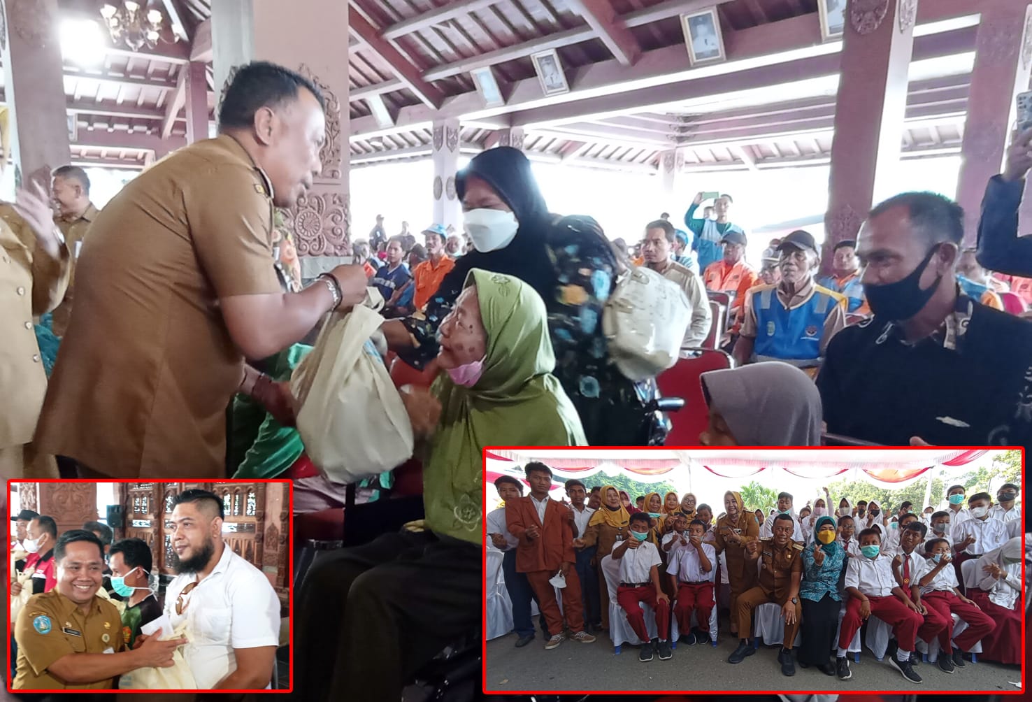 Bupati Ponorogo bagikan bingkisan kepada penyandang difabel