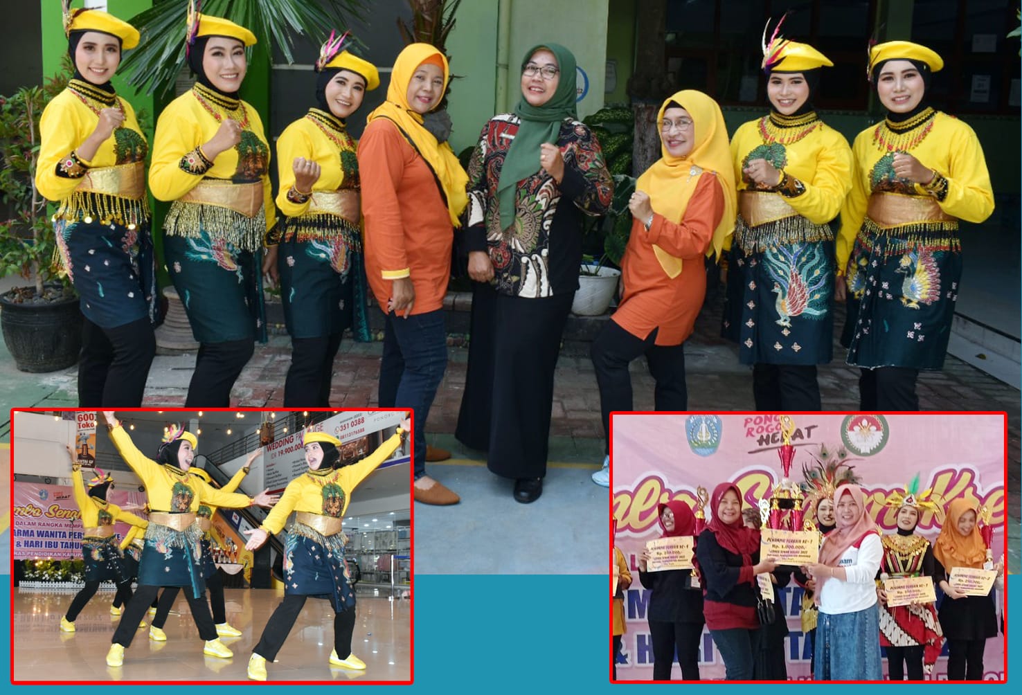 Tim senam Dharma Wanita SMPN 4 Ponorogo