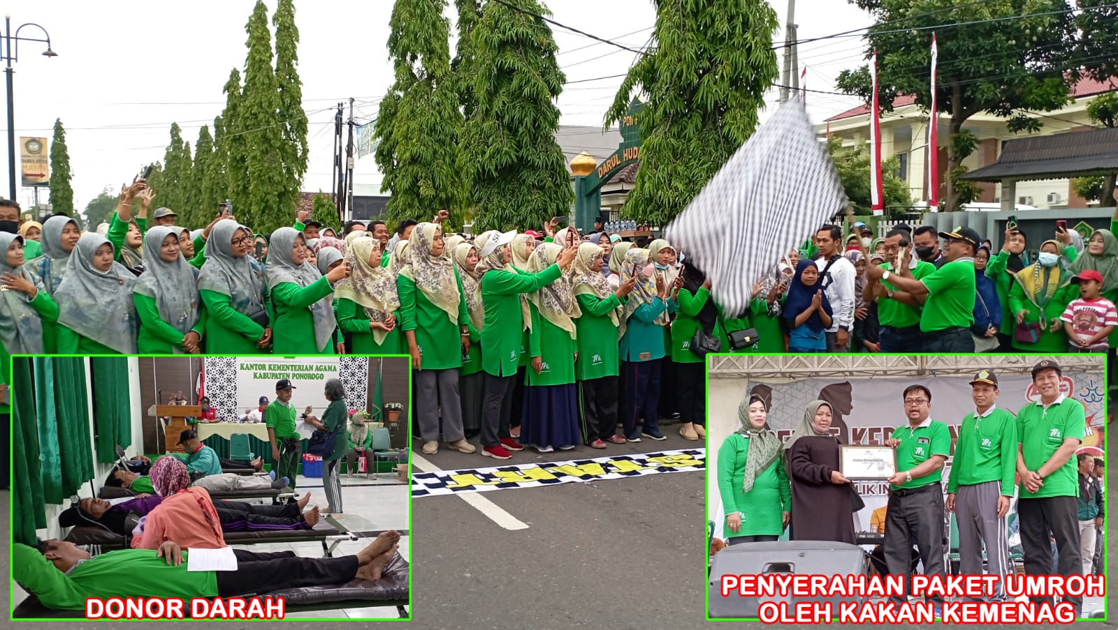 Jalan sehat HAB ke 77 Ponorogo