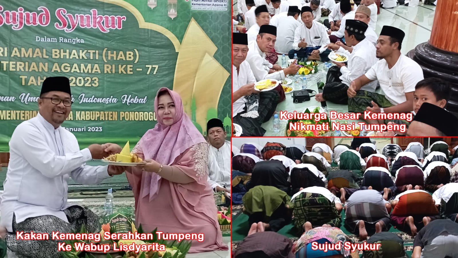 Kemenag Ponorogo Gelar Sujud Syukur