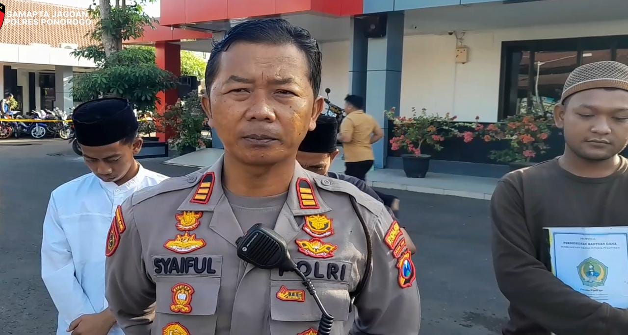 Kasat Samapta Polres Ponorogo AKP Agus Syaiful Bahri