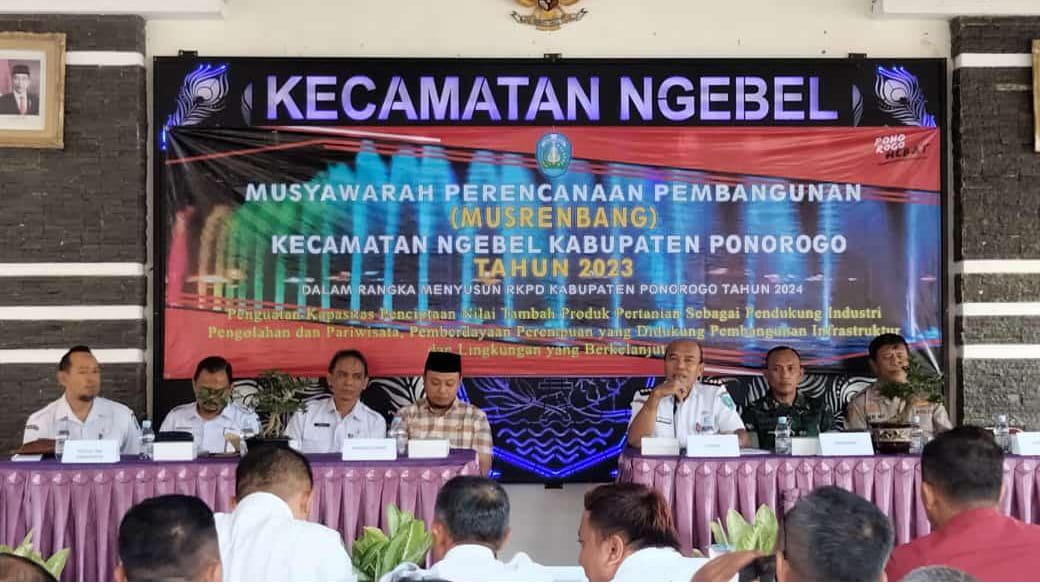 Musrenbang Kecamatan Ngebel
