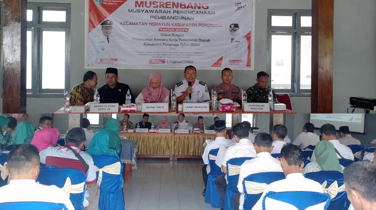Musrenbang Kecamatan Ngrayun