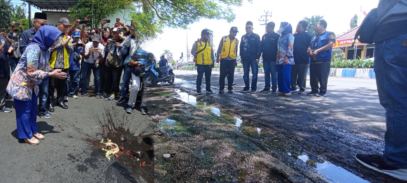 Peresmian Jalan Nasional Seloaji Babadan