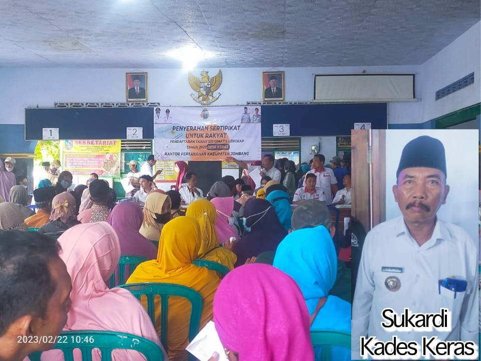 Disambut Antusias, 673 Sertifikat Program PTSL Dibagikan Warga Keras