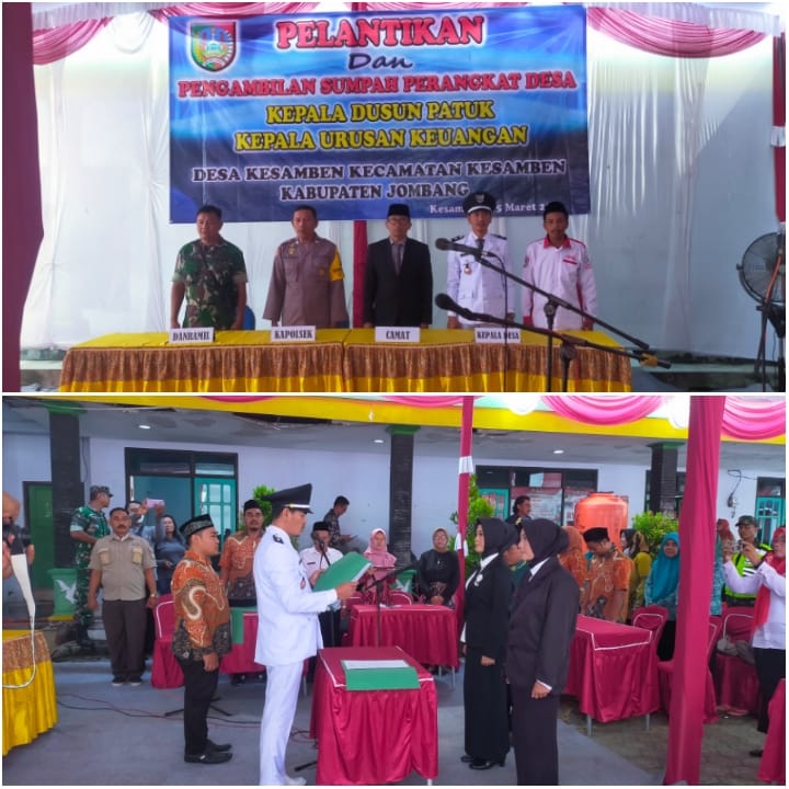 Pelantikan Kepala Dusun Patok