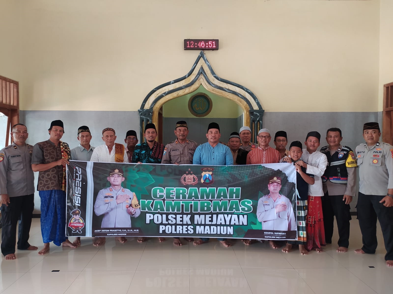 Sambut Bulan Ramadhan Polres Madiun Serentak Lakukan Ceramah Kamtibmas