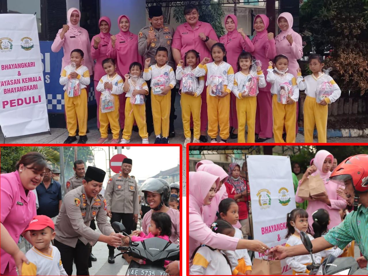 Kapolres Ponorogo AKBP Catur Cahyono Wibowo berbagi takjil