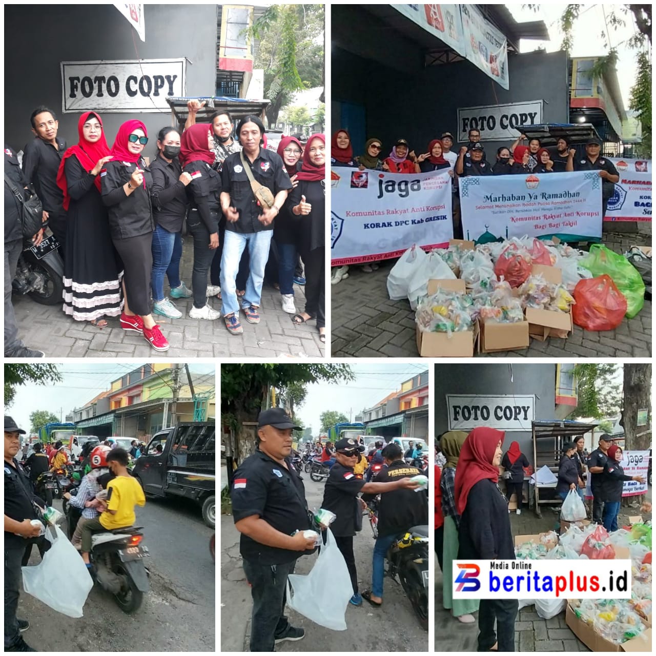 DPC Korak Gresik berbagi Takjil