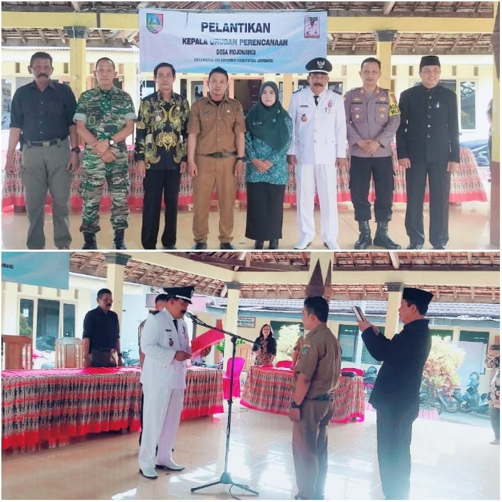 Pelantikan Kaur Perencanaan Desa Mojowangi