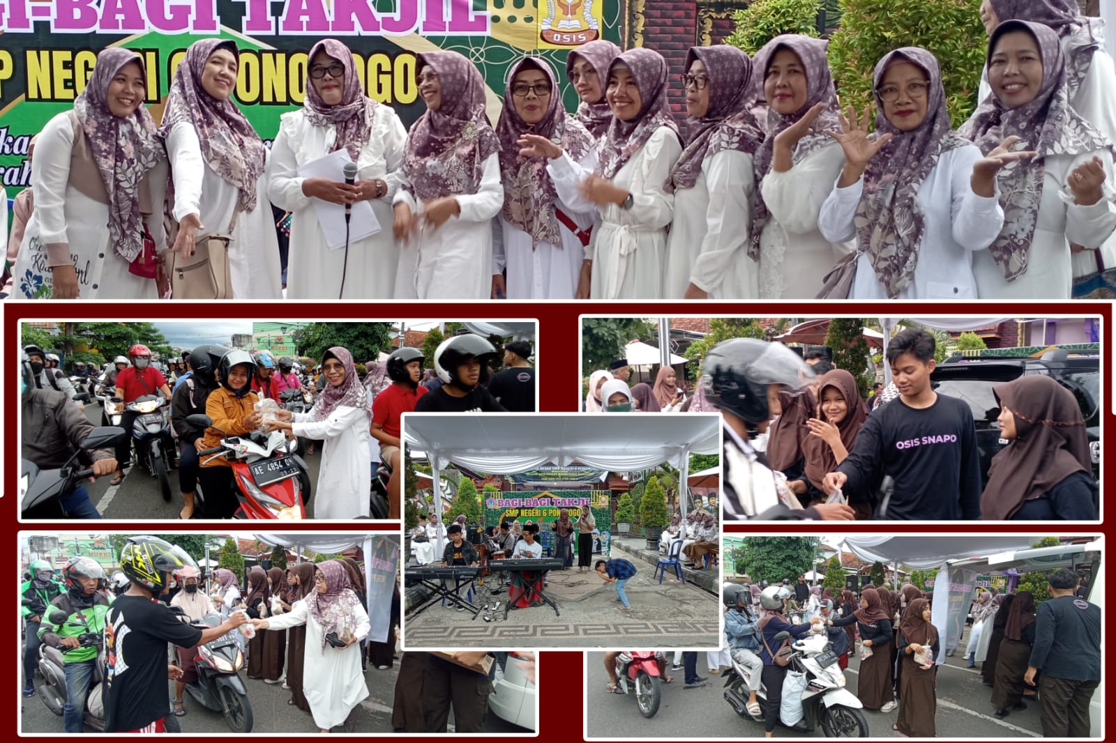 Bagi Takjil SMPN 6 Ponorogo