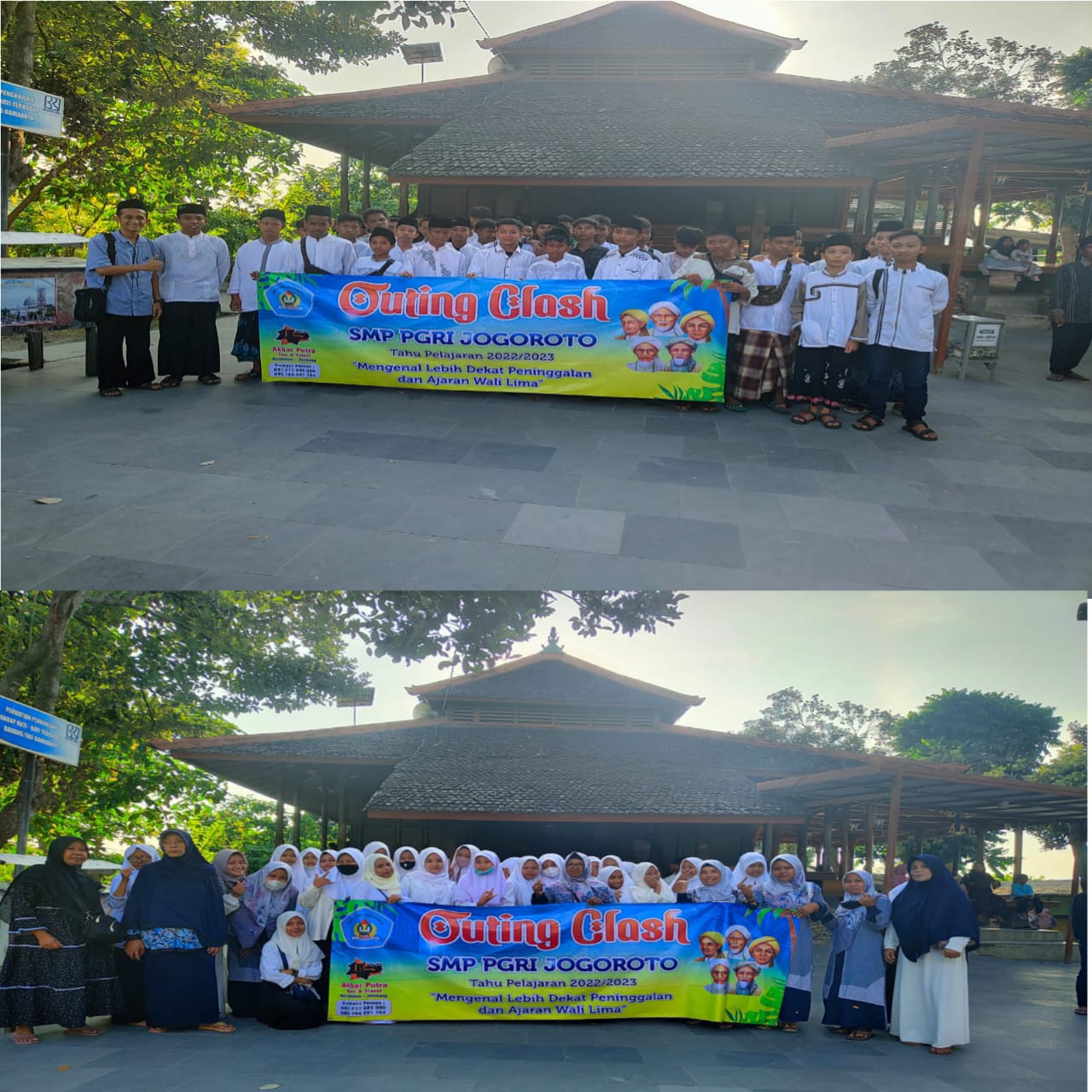 SMP PGRI Jogoroto  Gelar Wisata Religi Ke Makam Wali Limo