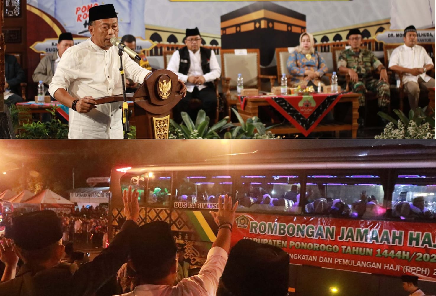 Penuh Haru Bupati Ponorogo Lepas 498 Calon Jemaah Haji