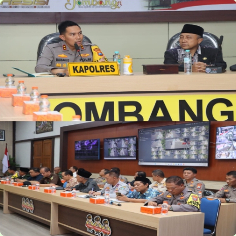 Polres Jombang Gelar Rakor Cipta Kondisi