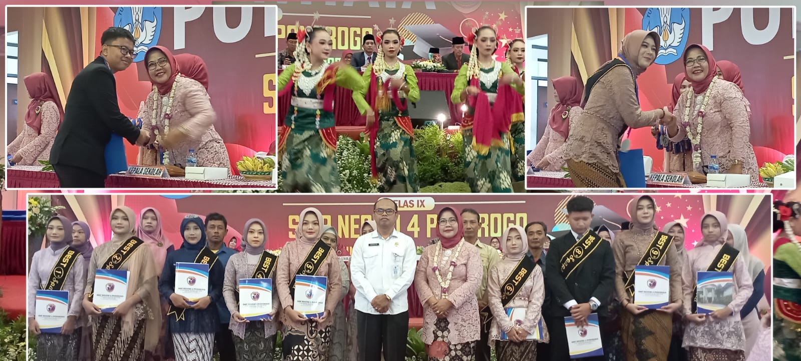 Purnawiyata SMPN 4 Ponorogo Bertabur Prestasi