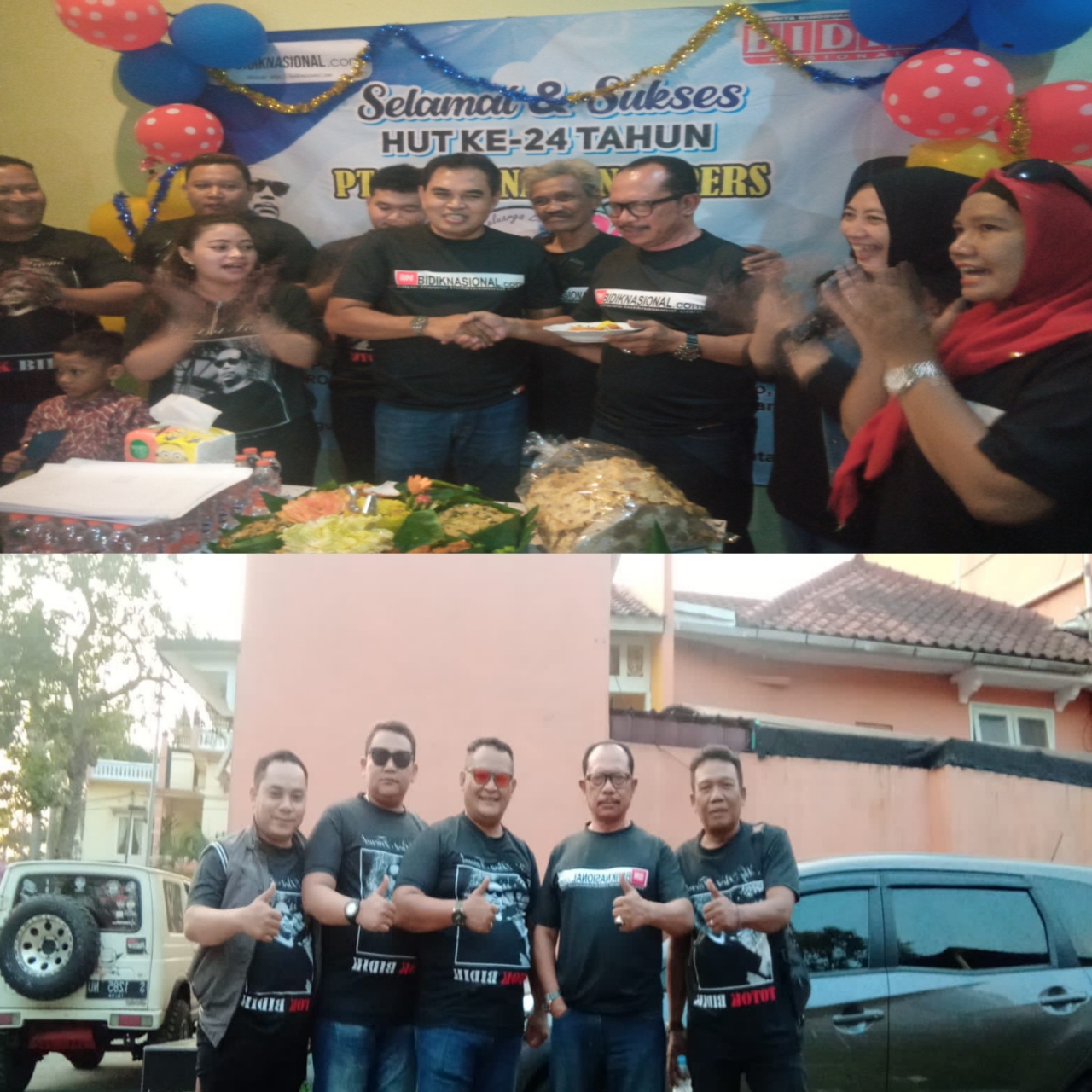 Media "Bidik Nasional" Gelar HUT Ke 24 Th Di Villa Mangrove Pacet