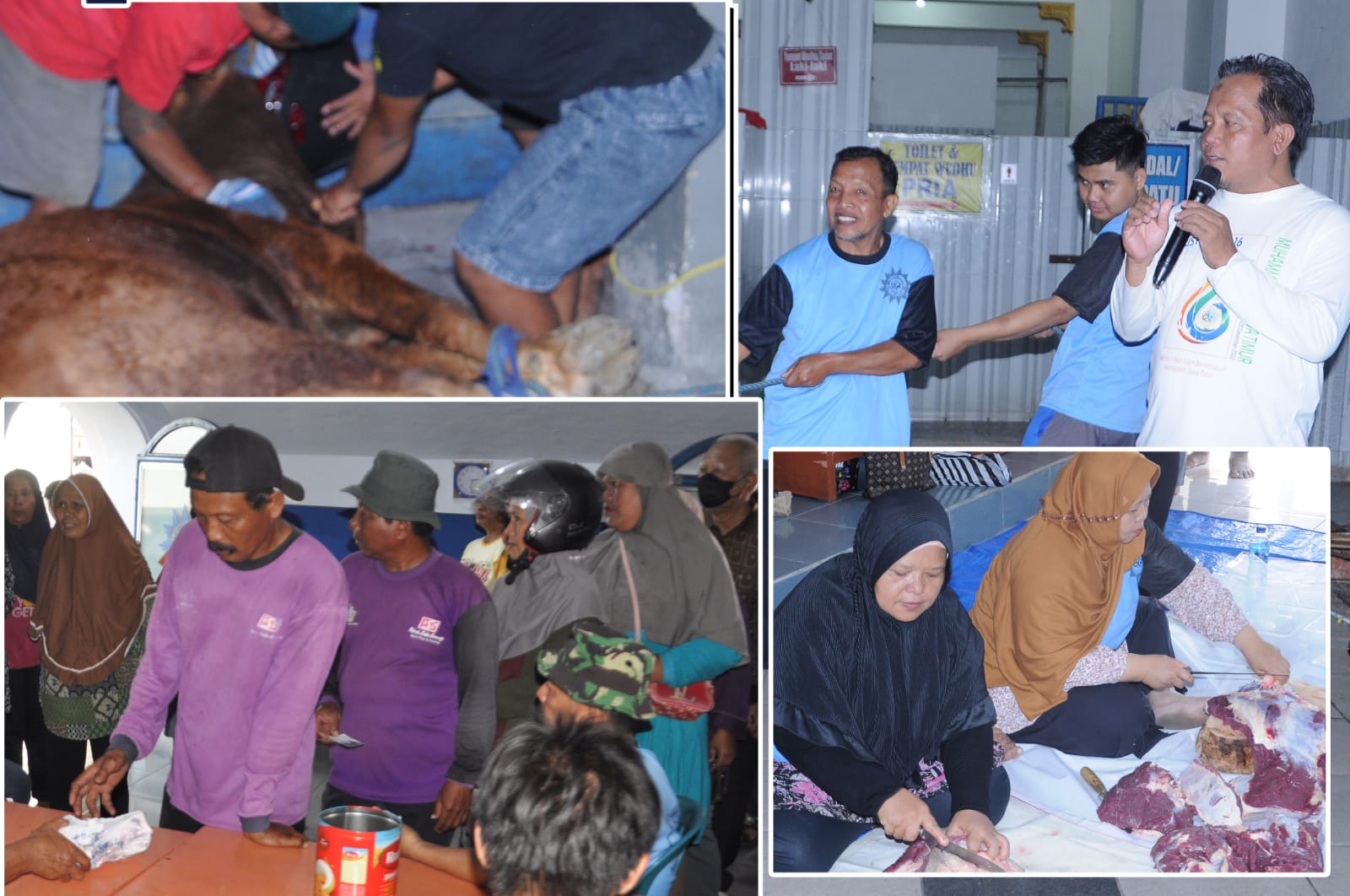 Masjid Darul Hikmah HOS Cokroaminoto Sembelih 5 Hewan Kurban