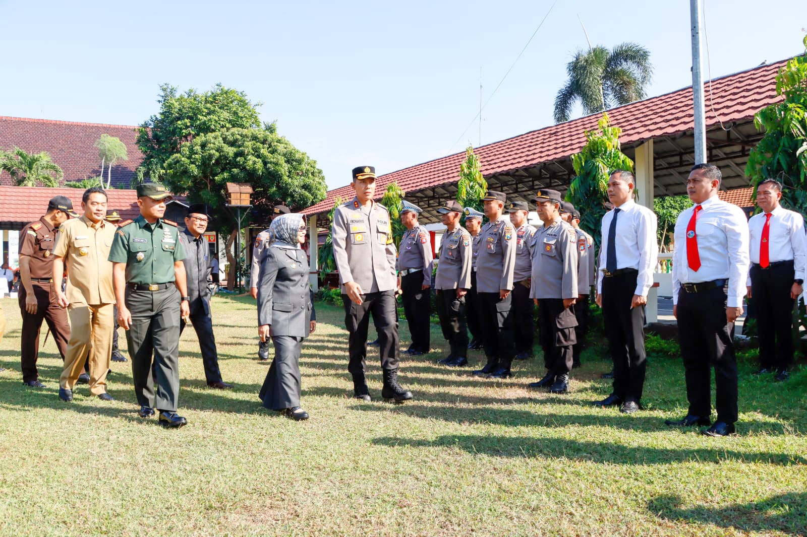 Polres Jombang Gelar Apel Pasukan Pengamanan 1 Suro