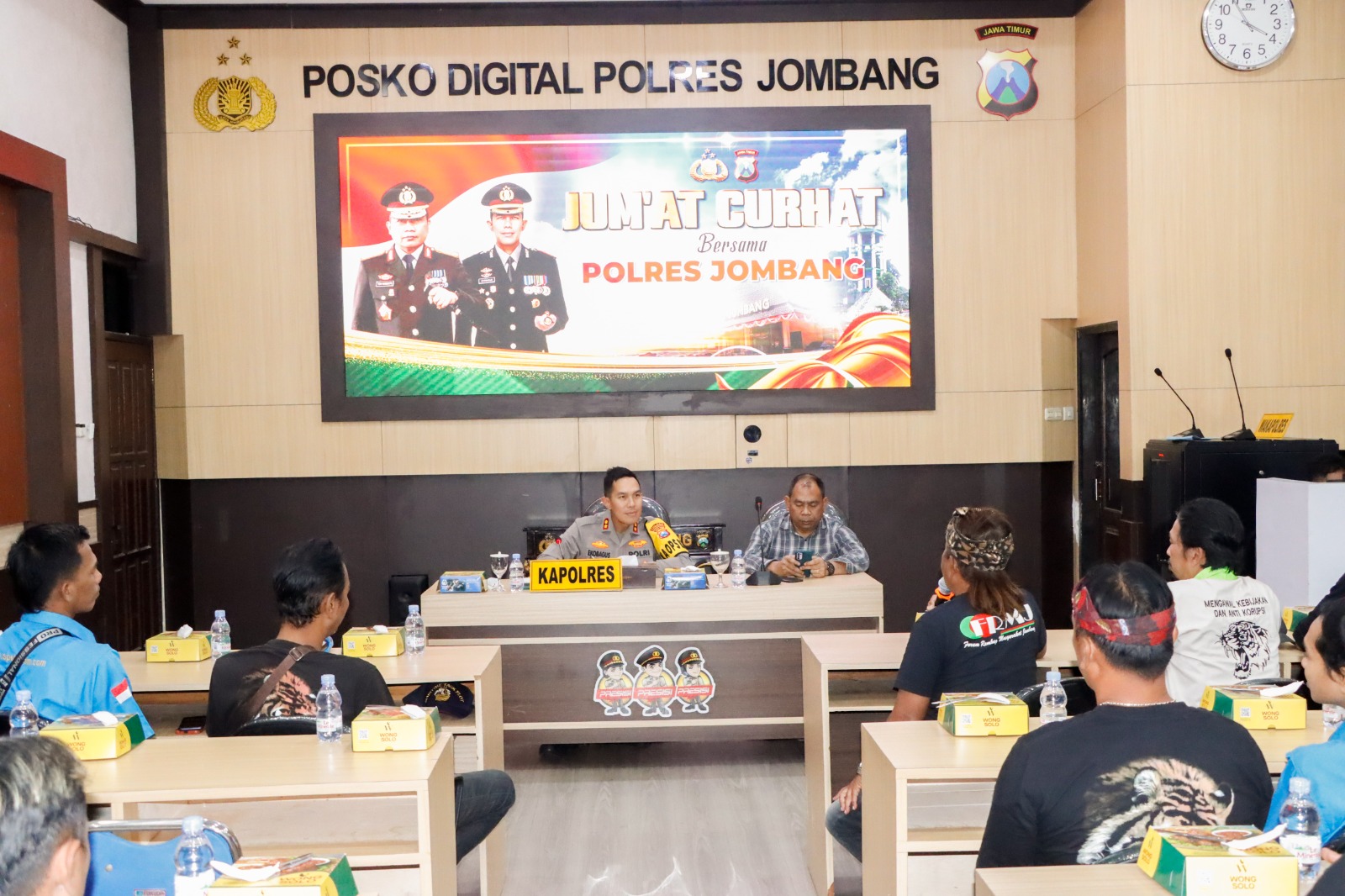 Polres Jombang Gelar Program Jum’at Curhat
