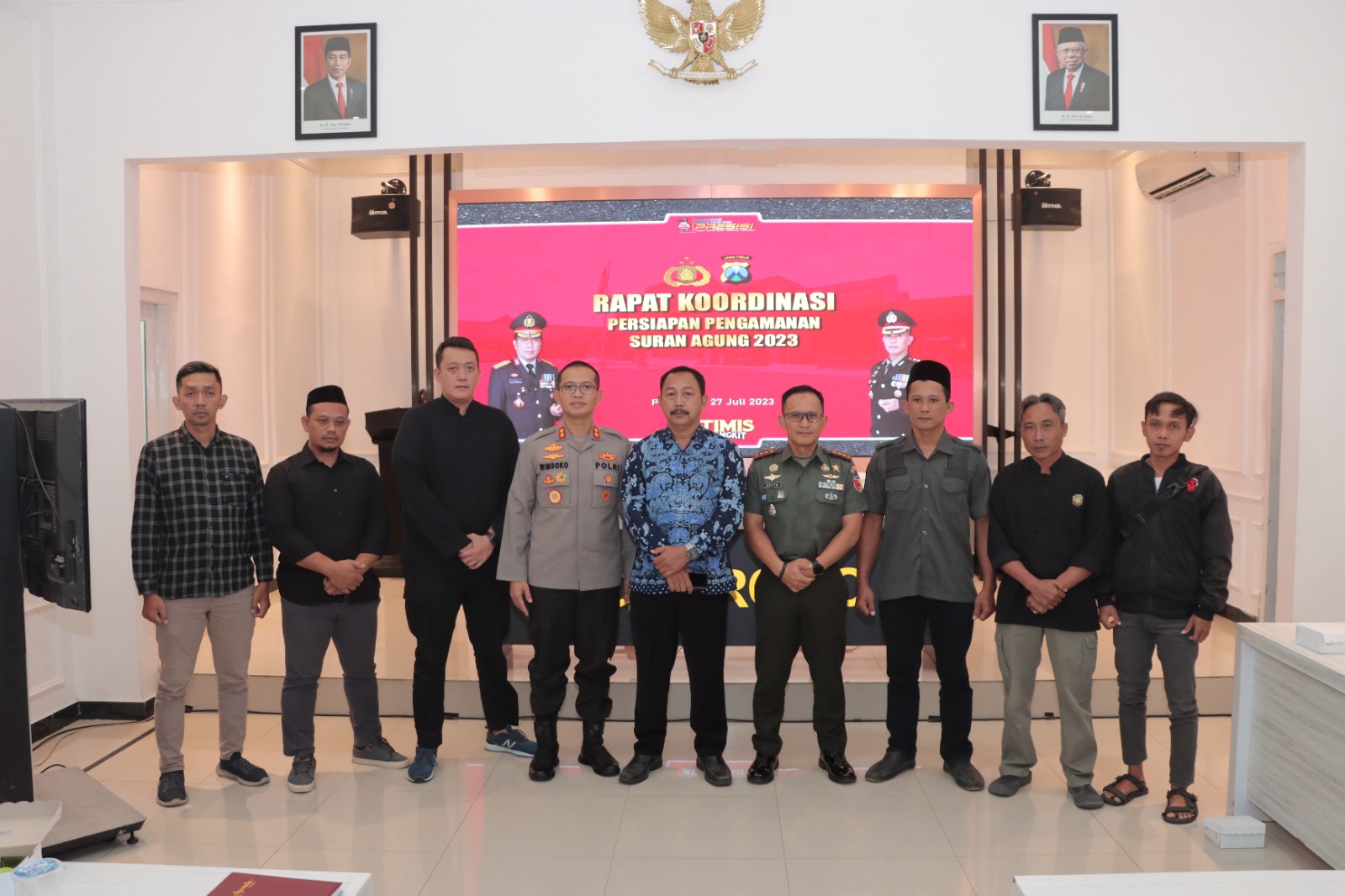 Bersama TNI Dan Instansi Terkait, Polres Ponorogo Siap Amankan Suran Agung