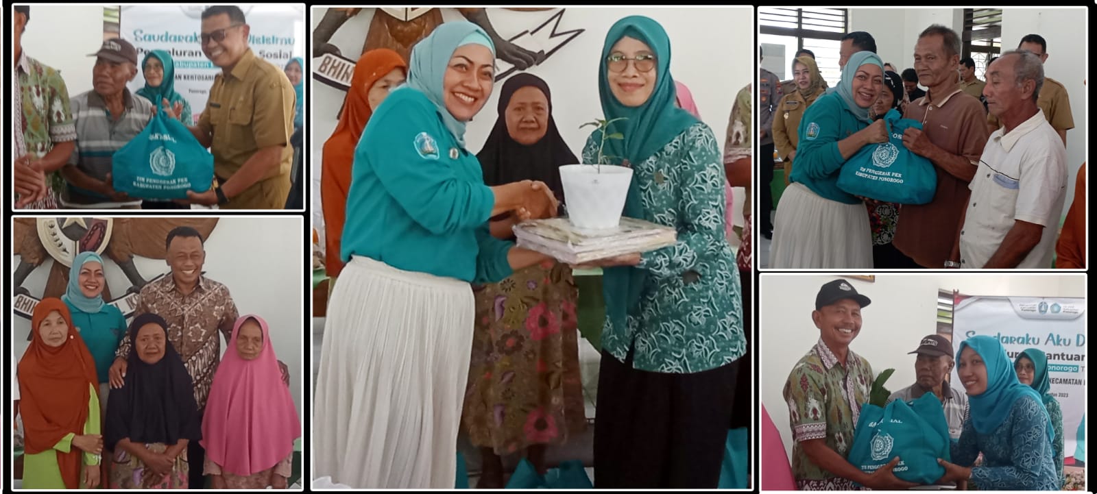 PKK Ponorogo Lakukan Baksos di Kertosari Beri Bantuan