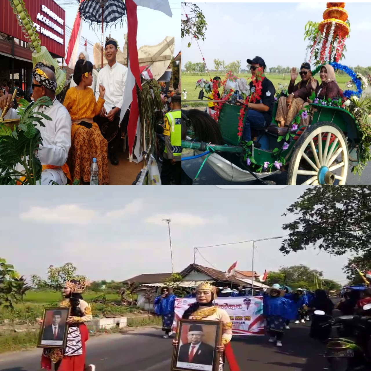 Meriah Karnaval HUT RI Ke-78 Kecamatan Bandarkedungmulyo