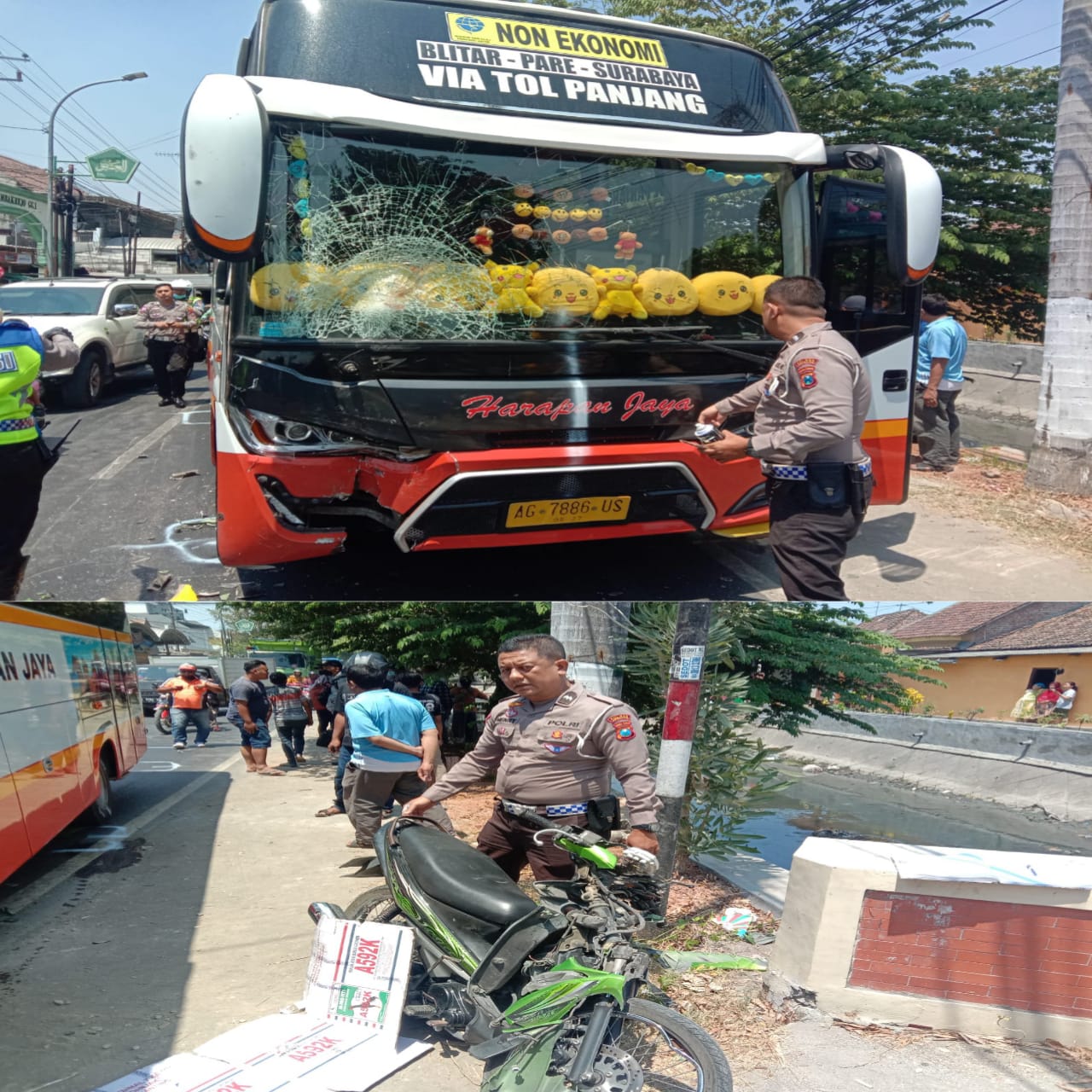 Himbauan Polisi Usai Kejadian Laka Lantas Bus Di Jombang