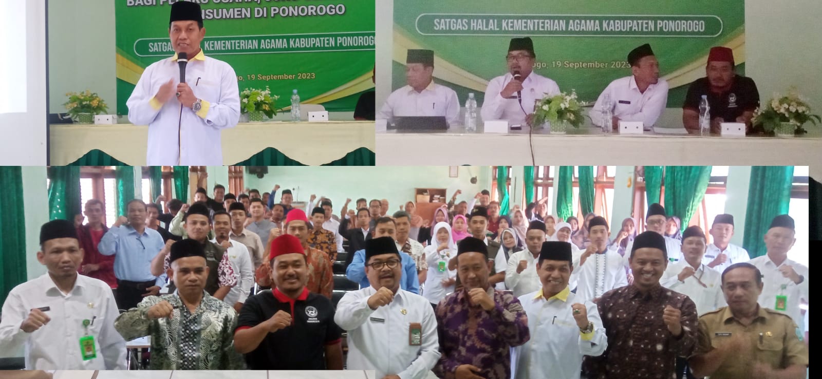 Kakan Kemenag Ponorogo Membuka Pembinaan Penyembelihan Unggas
