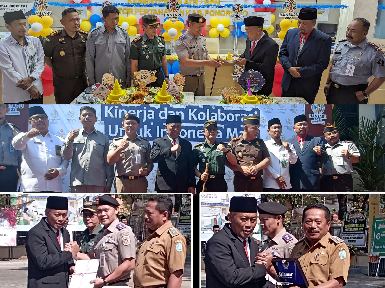 Peringati Hantaru Ke-63, BPN Ponorogo Gelar Upacara Dengan Bupati